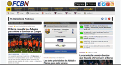 Desktop Screenshot of fcbarcelonanoticias.com