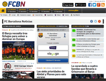 Tablet Screenshot of fcbarcelonanoticias.com